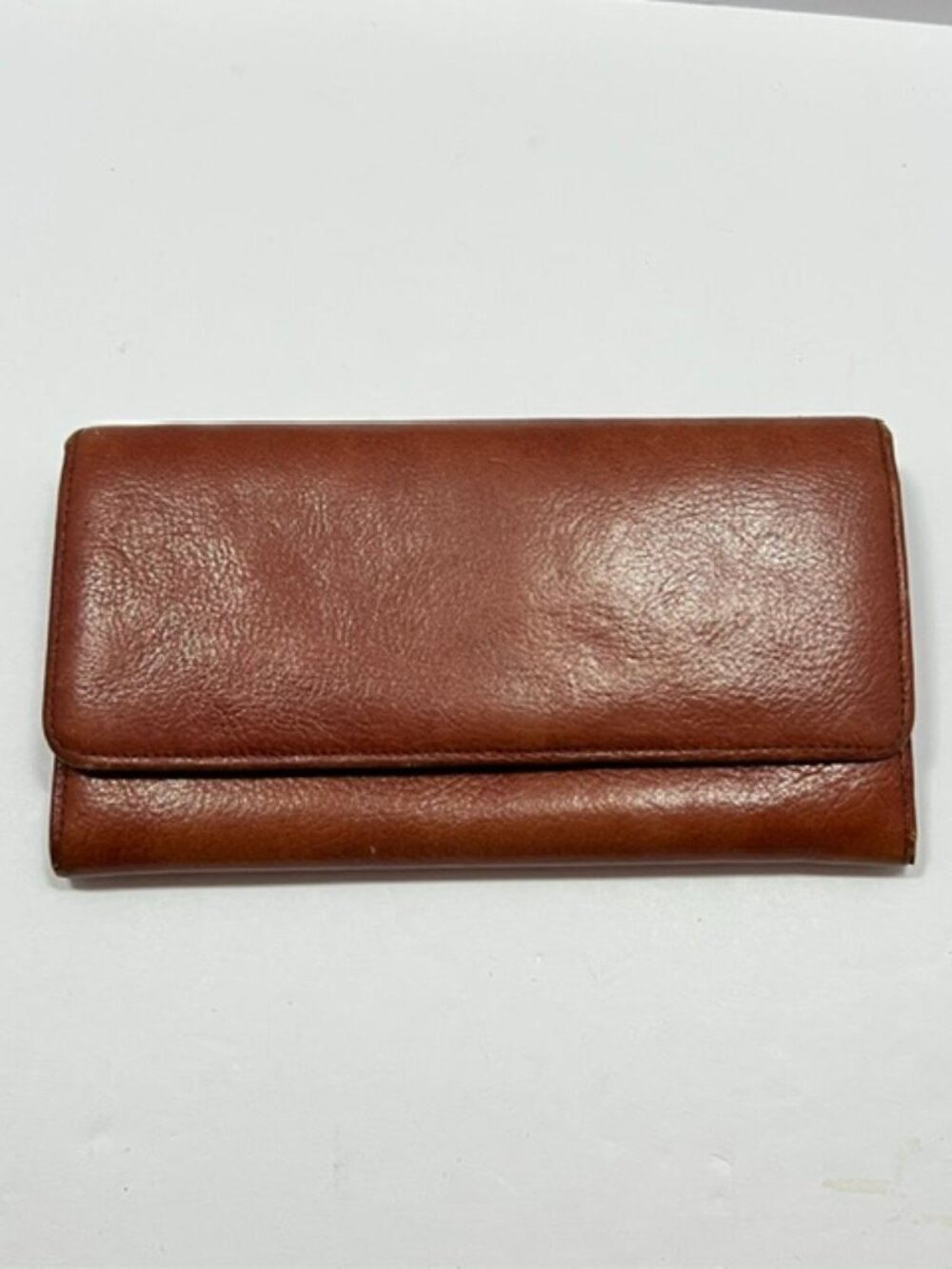 Bechamel Leather Wallet Multiple Pocket Card Organizer Clutch Brittish Tan